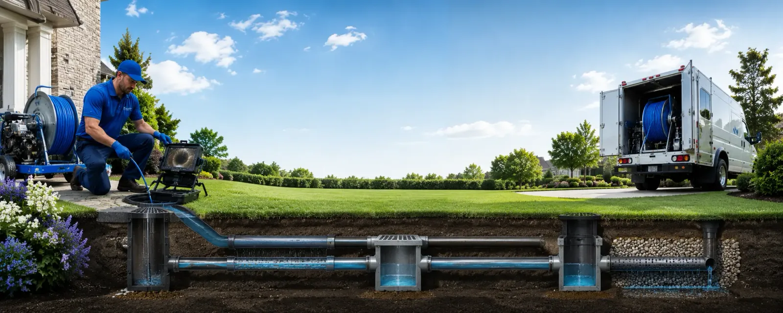 Outdoor drain cleaning information for Daisy, GA